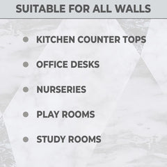Kuber Industries PET Wallpaper for Walls and Furniture of The Living, Bedroom & Kitchen|Oilproof, Heat Resistant and Waterproof|DIY Marble Designer Wall Sticker |Set of 2 Rolls, 60cmx300cm(Pack of 3)