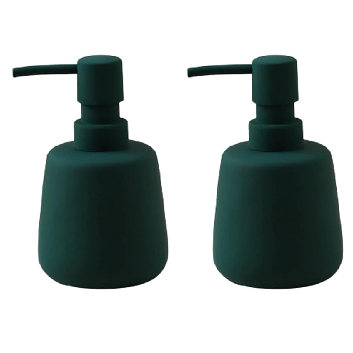 Kuber Industries Liquid Soap Dispenser | Handwash Soap Dispenser | Soap Dispenser for Wash Basin | Shampoo Dispenser Bottle | Bathroom Dispenser Bottle | Pack of 2 | JY00159GN | 260 ml | Green