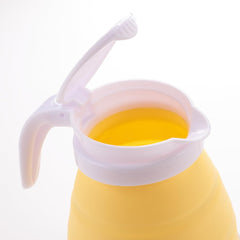 Homestic Foldable Electric Kettle 600 ML | Silicone Body With 304-Stainless Steel Base | Leak Proof Design | Multipurpose Portable Electric Kettle for Travel, Office & Home | 600W | Yellow