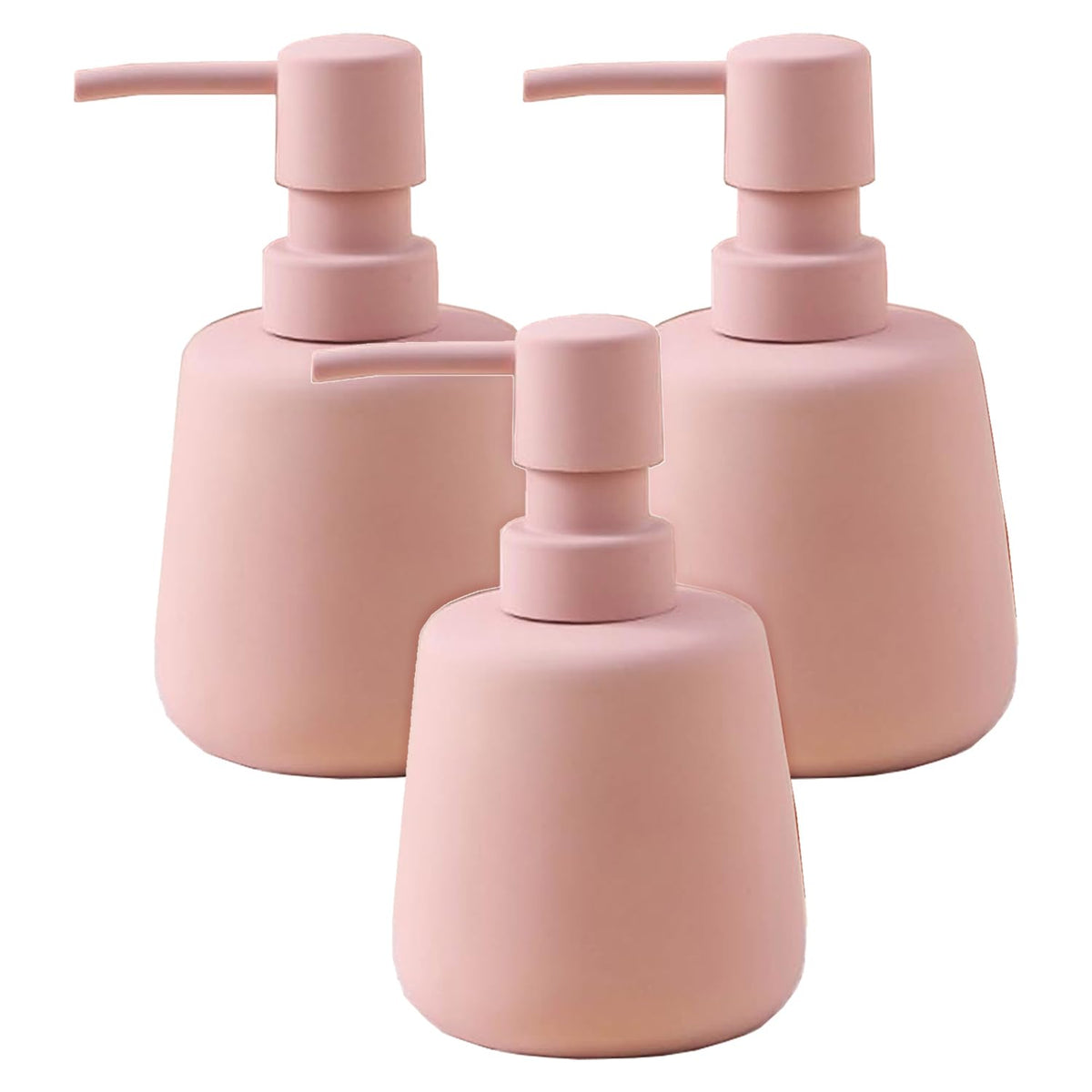 Kuber Industries Liquid Soap Dispenser | Handwash Soap Dispenser | Soap Dispenser for Wash Basin| Bathroom Dispenser Bottle | 9 Piece | Pack of 3 | 260 ml | JY00159BK | Black