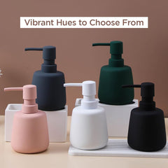 Kuber Industries Liquid Soap Dispenser | Handwash Soap Dispenser | Soap Dispenser for Wash Basin| Bathroom Dispenser Bottle | 15 Piece | Pack of 5 | 260 ml | JY00159PK | Pink