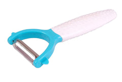 Heart Home Stainless Steel Vegetable & Fruit Peelers for Kitchen Ideal for Potato Cucumber Carrot (Silver)