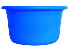 Kuber Industries Plastic Unbreakable Multipurpose Bath Tub 40 Ltr (Blue) -Ctltc10952
