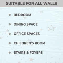 Kuber Industries Foam Brick Pattern 3D Wallpaper for Walls|Soft PE Foam| Easy to Peel, Stick & Remove DIY Wallpaper|Suitable on All Walls|Pack of 2 Sheets,70 cm X 77 cm