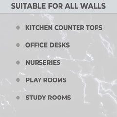 Kuber Industries Marble Design Wall Sticker for Walls | Marble Pattern| Easy to Peel, Stick & Remove DIY Wallpaper | Suitable on All Walls | Pack of 2 Roll,60 cm x 500 cm