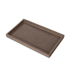 Urbane Home Premium 6 Pc Poly Resin Bathroom Accessories Set - Soap Dish, Towel Tray, Cotton Swab Box, Tissue Box, Tray & Amenity Box | Moisture-Resistant, Non-Fragile, Scratch-Proof | Brown