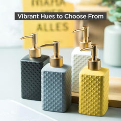 Kuber Industries Liquid Soap Dispenser | Handwash Soap Dispenser | Soap Dispenser for Wash Basin | Shampoo Dispenser Bottle | Bathroom Dispenser Bottle | Pack of 6 | ZX021GY | 350 ml | Gray