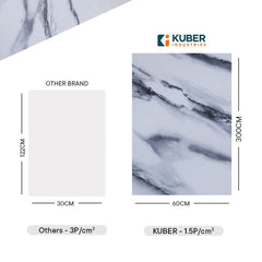 Homestic PET Wallpaper for Walls and Furniture of The Living, Bedroom, and Kitchen|Self-Adhesive, Oilproof, Heat Resistant and Waterproof|DIY Marble Designer Wall Sticker Pack of 1 Roll, 60cmx500cm