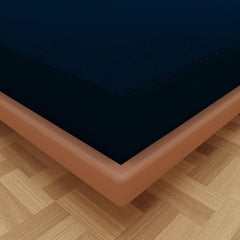 Kuber Industries Waterproof Double Bed Mattress Cover|Breathable Terry Cotton Surface & Elastic Fitted Mattress Protector,6 x 6.5 Ft. (Dark Blue) (Pack of 6)
