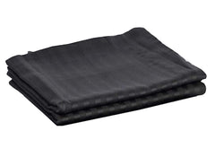 Heart Home Lining Design Breathable & Soft Cotton Pillow Cover/Protector/Case- 18x28 Inch, Set of 4 (Black)-HS43HEARTH26775