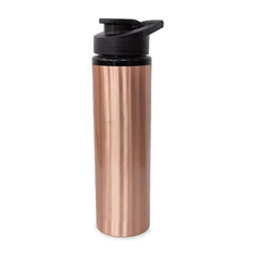 Kuber Industries Copper Water Bottle with Sipper | BPA Free & Non-Toxic | Leakproof, Durable & Lightweight|with Added Health Benefits of Copper | Ergonomic Design & Easy to Clean | 750 ML (Pack of 4)
