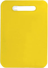 Heart Home Plastic 2 in 1 Knife Sharpener 2 Pieces Chopping Cutting Board (Yellow & Red) - (CTHH013147)