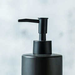 Homestic Liquid Soap Dispenser | Handwash Soap Dispenser | Soap Dispenser for Wash Basin | Shampoo Dispenser Bottle | Bathroom Dispenser Bottle | 350 ML | Black
