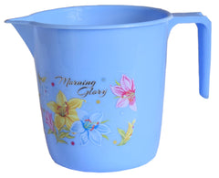 Kuber Industries Bucket and Mug for Bathroom|Plastic Bucket Set for Bathroom|Pack of 2|Blue