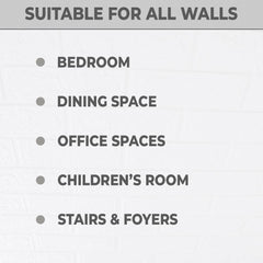 Kuber Industries Foam Brick Pattern 3D Wallpaper for Walls|Soft PE Foam| Easy to Peel, Stick & Remove DIY Wallpaper|Suitable on All Walls|Set of 2 Sheets, 70 cm X 77 cm (Pack of 6)