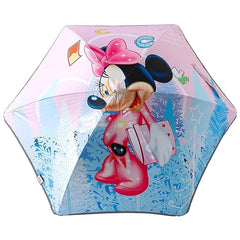 Kuber Industries Disney Mickey Mouse Print Umbrella For Kids|Automatic Umbrella For Rain-Pack of 6 (Multi)