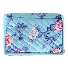 Heart Home Jewellery Kit | Cotton Green Flower Cosmetic Kit | Travel Jewellery Box | Travel 7 Storage Pouch for Necklace | RIngs | Bracelet | Green