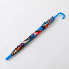Kuber Industries Marvel Avangers Print Umbrella For Kids|Automatic Umbrella For Rain (Multi) (Pack Of 2)