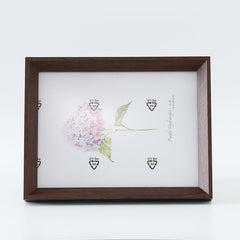 Kuber Industries Photo Frame For Home D?cor|Use Horizontal & Vertical|Crystal Clear Glass|Perfect For Home, Office And Shop "16.7x21.8CM"-Pack of 3 (Brown)