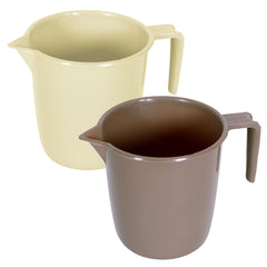 Heart Home Bathroom Mug | Plastic Bath Mug for Bathroom | Bath Mug | Mug for Bathroom | Mug for Toilet | Washroom Jug | 111 Bath Mug | 1 LTR | Pack of 2 | Multi