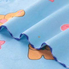 Kuber Industries Baby Waterproof matBed Protecter "50 x 70" CM-Pack of 2 (Blue)