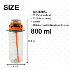 Kuber Industries Pack of 4 Kids Water Bottle With Straw |Sipper Water Bottle For Kids Boys Girls| Water Bottle with Locking Flip Lid | 720ml |Black | SYZ-7774B