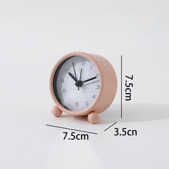 Kuber Industries Pack of 4 Timer Alarm Clock for Students & Heavy Sleepers | Study Table Watch for Kids Bedroom and Living Room | Light Brown