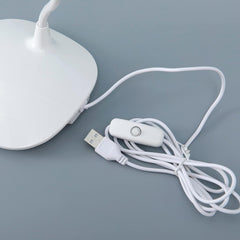 Kuber Industries Water Drop ase Table lamp|USB Plug-in Table Light|Pack of 3|White