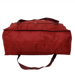 Kuber Industries Fabric 73 cms Maroon Travel Duffle (TRAVEL06435)