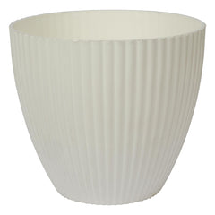 Heart Home Flower Pot | Flower Planter Pots for Indoor | Flower Pots for Outdoor | Pot for Garden & Balcony Flowering | Flower Plants Pot | Mega Flower Pot | 6 Inch | White
