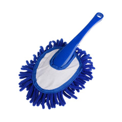 Kuber Industries Flexible Microfiber Car Cleaning Brush & Dusting Brush for Home Cleaning | Soft Bristled Cleaning Tool, Sofa Brush & Dust Remover for Home/Office Use | Royal Blue