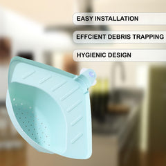 Kuber Industries Pack of 6 Kitchen Sink Stand | Food Strainer Stand for Kitchen | Vegetable-Fruit Drainer Holder | Sink Stopper Shifter for Kitchen | Multipupose Kitchen Sink Stand | TM20002BL | Blue