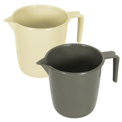 Heart Home Bathroom Mug | Plastic Bath Mug for Bathroom | Bath Mug | Mug for Bathroom | Mug for Toilet | Washroom Jug | 111 Bath Mug | 1 LTR | Pack of 2 | Multi