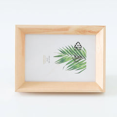 Kuber Industries Photo Frame For Home Décor|Use Horizontal & Vertical|Crystal Clear Glass|Perfect For Home, Office And Shop 10.4x14.2CM-Pack of 4 (Natural)