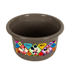 Heart Home Disney Check Bath Tub | Versatile Utility Gaint Tub | Plastic Bath Tub for Baby | Clothes Washing Tub For Bathroom | Feeding Pan Tub | TUB-25 LTR | Pack of 2 | Multi