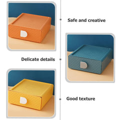 Kuber Industries (Set of 6) Mini Storage Box Drawer Organizer For Toys, Medicine Utility, Baby & Kids Items - Green & Blue Color