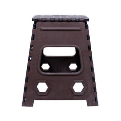 Kuber Industries 18 Inch Foldable Stool for Traveling|Heavy-Duty Step Stool for Adults|Perfect for Bathroom, Kitchen, Garden-Pack of 6 (Brown)