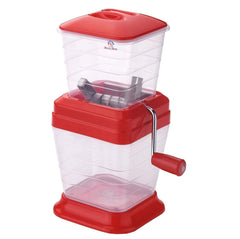 Heart Home Onion Cutter Chopper/Chilli Cutter/Vegetable Cutter/Mirchi Cutter/Nut Cutter/Dry Fruit Cutter with Lid (Red) (Plastic)