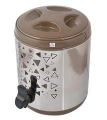 Heart Home Food Grade, BPA Free, Insulated Hot & Cold Stainless Steel Water Jug/Camper, 6 Ltrs (Brown)-HS42HEARTH25203