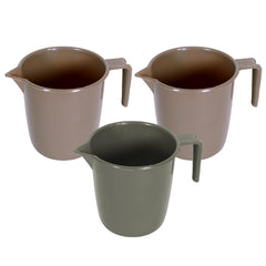 Heart Home Bathroom Mug | Plastic Bath Mug for Bathroom | Bath Mug | Mug for Bathroom | Mug for Toilet | Washroom Jug | 111 Bath Mug | 1 LTR | Pack of 3 | Multi