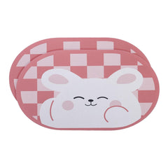 Kuber Industries Bath Mat | PVC Bathroom Mat | Shower Bath Mat | Floor Tub Mat | Diatom Mud Oval Mat | Anti-Skid Shower Bathroom Mat | CF-220805 |Pack of 2| Multi