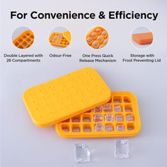 Heart Home Ice Cube Tray | Orange | ZX23101-A