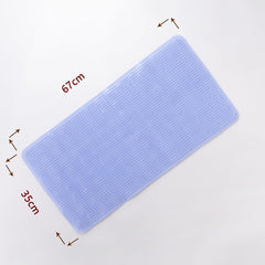 Kuber Industries Bath Mat | PVC Bathroom Mat | Shower Bath Mat | Floor Tub Mat | Bathroom Mud Mat | Anti-Skid Shower Bathroom Mat | L-YSD-C | Sky Blue