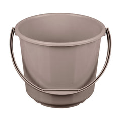 Kuber Industries Bucket | Plastic Bucket for Mopping | Bucket for Cleaning | Storage Container Bucket | Water Storage Bucket | Bathroom Bucket | Plain Bucket | 5 LTR | Brown