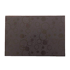 Kuber Industries Circle Design 6 Piece PVC Refrigerator Drawer Mat Set - Brown - CTKTC22365, Standard (CTKTC022365)