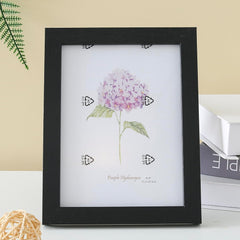 Kuber Industries Photo Frame For Home D?cor|Use Horizontal & Vertical|Crystal Clear Glass|Perfect For Home, Office And Shop "16.7x21.8CM"-Pack of 5 (Black)