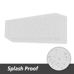 Kuber Industries AC Cover | PVC Stone Design AC Cover | AC Cover for Indoor | Dustproof AC Cover | Waterproof AC Cover | 1.5 Ton Ac Cover | White