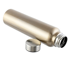 Kuber Industries Eagle Stainless Steel 3 Pieces Fridge Water Bottle/Refrigerator Bottle/Thunder, 1000 ML (Brown)-CTKTC043575