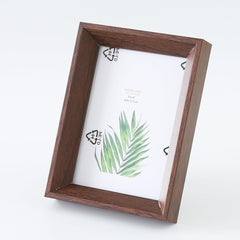 Kuber Industries Photo Frame For Home Décor|Use Horizontal & Vertical|Crystal Clear Glass|Perfect For Home, Office And Shop "10.4x14.2CM"-Pack of 5 (Brown)