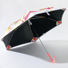 Kuber Industries Disney Princess Print Umbrella For Kids|Automatic Umbrella For Rain-Pack of 3 (Multi)